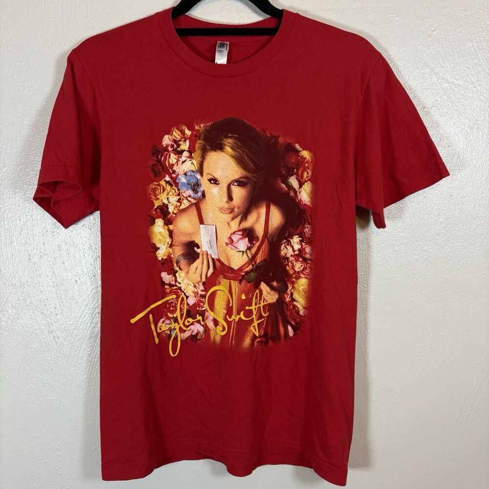 Vintage 2006 Taylor Swift Our Song Tour Red Small T-Shirt